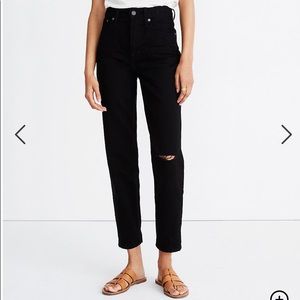 Brand New Madewell Perfect Vintage Black Jeans